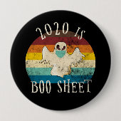 2020 is BOO-vellen Halloween Ronde Button 4,0 Cm (Voorkant)