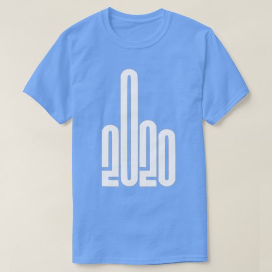 2020 is een grote middelvinger t-shirt (Design voorkant)