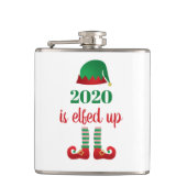 2020 is opgevoed met grappig kerstfeest Gezegde gr Heupfles (Voorkant)