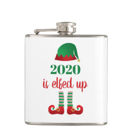 2020 is opgevoed met grappig kerstfeest Gezegde gr Heupfles