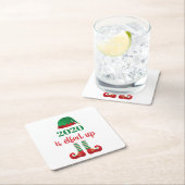 2020 is opgevoed met grappig kerstquarantaine-Geze Kartonnen Onderzetters (Insitu)