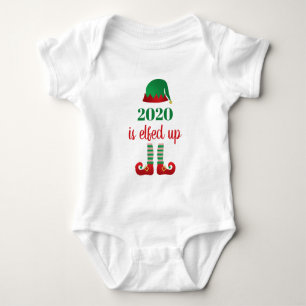2020 is opgevoed met grappig kerstquarantaine-Geze Romper