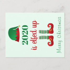 2020 is opgevoed met vrolijk kerstfeest.. ... ... briefkaart