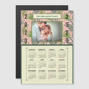 2020 jaar Botanische kalender Personalize Magnet
