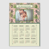 2020 jaar Botanische kalender Personalize Magnet (Voorkant)