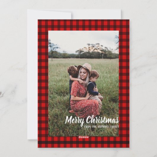 2020 jaar in de review, familie evenementen Kerst  Feestdagenkaart (Achterkant)