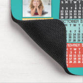 2020 Jaar Maandelijkse Kalender Moderne Foto Colla Muismat (Hoek)