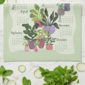 2020 Jaar Planten binnenshuis Planten Theedoek (Gevouwen)