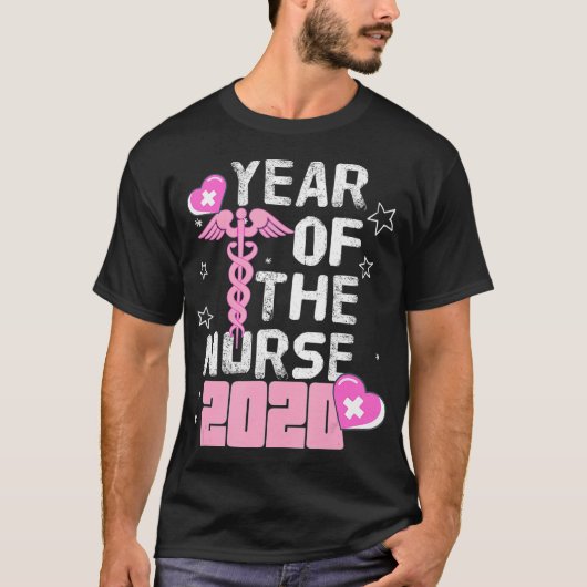 2020 Jaar van de zuster-verloskundige verpleegkund T-shirt (Voorkant)