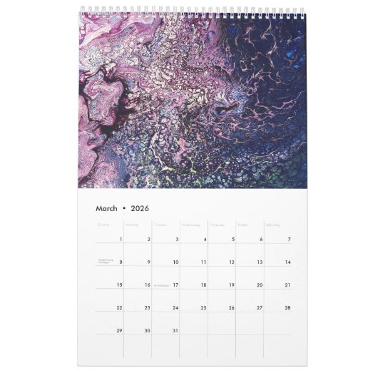 2020 Johnson Abstracte Art Calendar Kalender (Mar 2026)