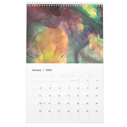 2020 Johnson Abstracte Art Calendar Kalender (Jan 2026)