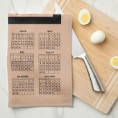 2020 Kalender Dressuur Horse Art Theedoek (Quarter Fold)