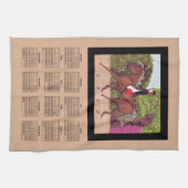 2020 Kalender Dressuur Horse Art Theedoek (Horizontaal)