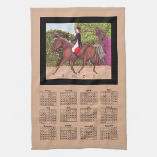 2020 Kalender Dressuur Horse Art Theedoek