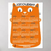 2020 kalender (zie beschrijving voor nieuwe versie poster (Voorkant)