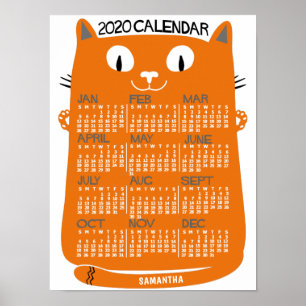 2020 kalender (zie beschrijving voor nieuwe versie poster