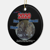 2020 Keramische Circle Ornament - Roc, Geraki, Hop (Links)