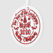 2020 kerstfoto met vergrendeling ornament (voorkant)