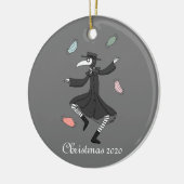 2020 Kerstsieraad Plague Doctor in de schijnwerper Keramisch Ornament (Links)