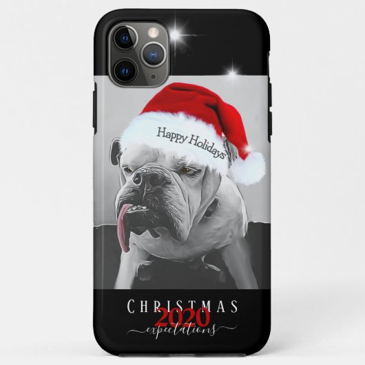2020 kerstverwachtingen, Huey in Santa hat. Case-Mate iPhone Case (Achterkant)