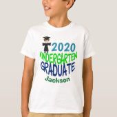 2020 Kindergarten Afstuderen aangepaste Kinderen T-shirt (Voorkant)