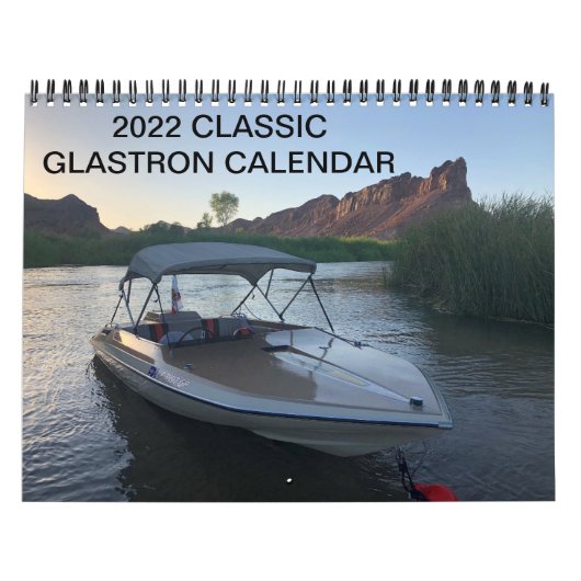 2020 Klassieke Glastron-kalender Kalender (Hoes)
