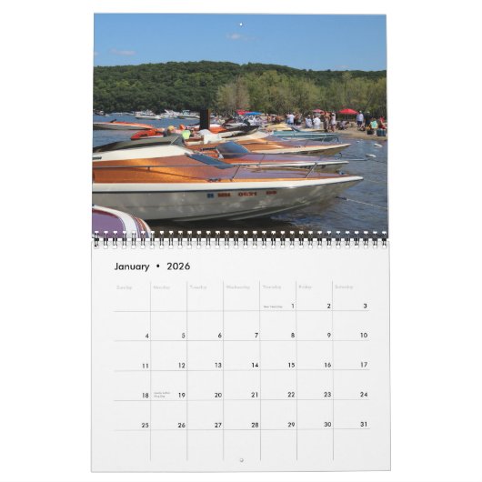 2020 Klassieke Glastron-kalender Kalender (Jan 2026)