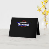 2020 LA Honkbal Wereldkampioen Kaart (Gele Bloem)