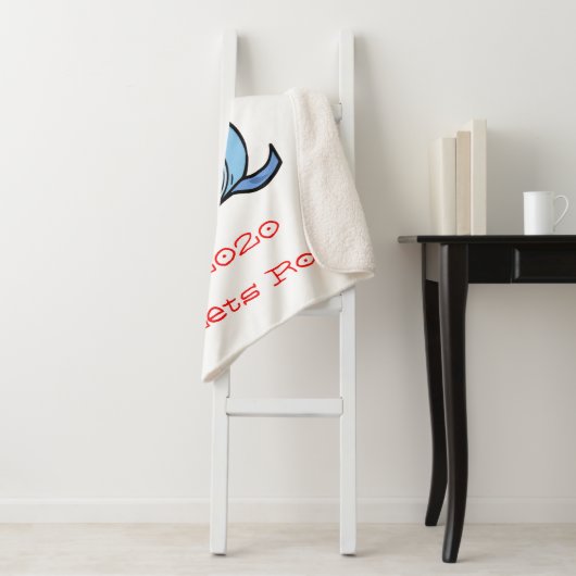 2020 laat Roll Toilet Paper Snowman Sherpa Deken (In situ)