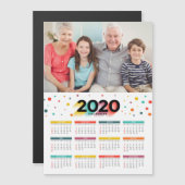 2020 Magnetische Fotokalender (Voorkant / Achterkant)