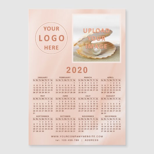 2020 Magnetische Koelkast Promotionele Bedrijfskal (Voorkant)