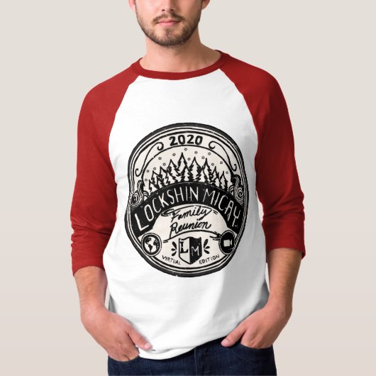 2020 Mannen van het Lockshin-Micay Reunion Basebal T-shirt (Voorkant)