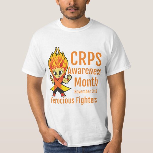 2020 Mascot CRPS Awareness T-shirt (Voorkant)
