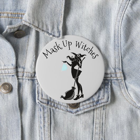 2020 Masker in Halloween Ronde Button 4,0 Cm (In situ)