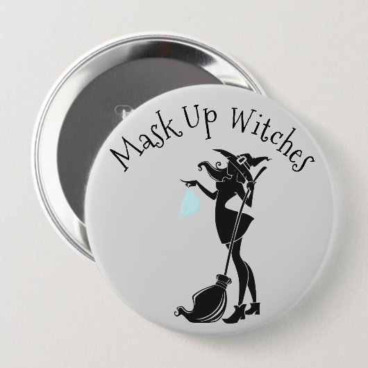 2020 Masker in Halloween Ronde Button 4,0 Cm (Voorkant /achterkant)