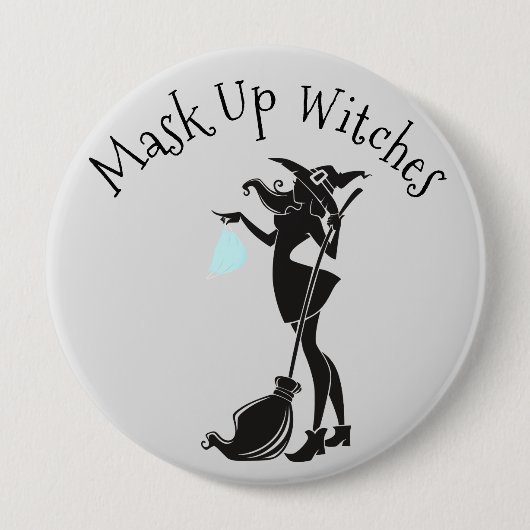 2020 Masker in Halloween Ronde Button 4,0 Cm (Voorkant)