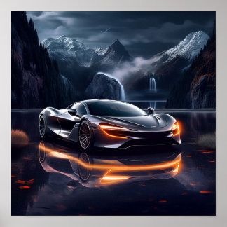 2020 McLaren Speedtail Supercar Sportauto Poster