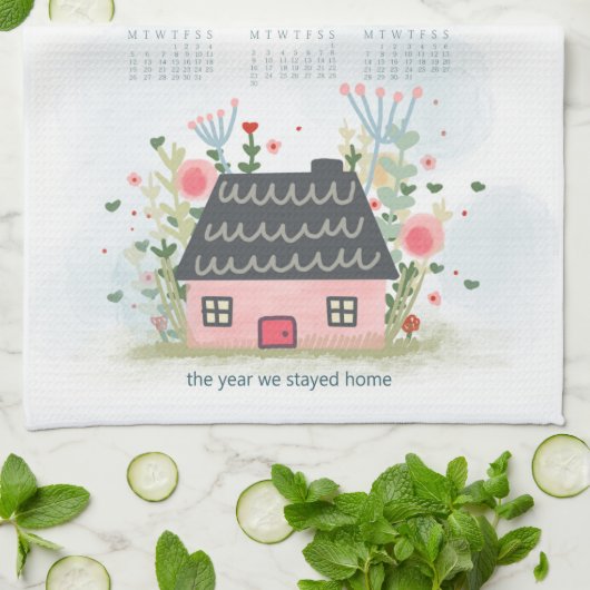 2020 Memorabilia Kitchen Tea Towel Agenda Theedoek (Gevouwen)