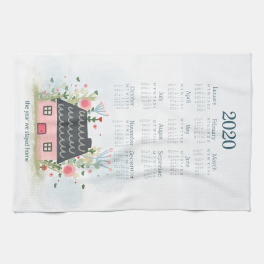 2020 Memorabilia Kitchen Tea Towel Agenda Theedoek (Horizontaal)