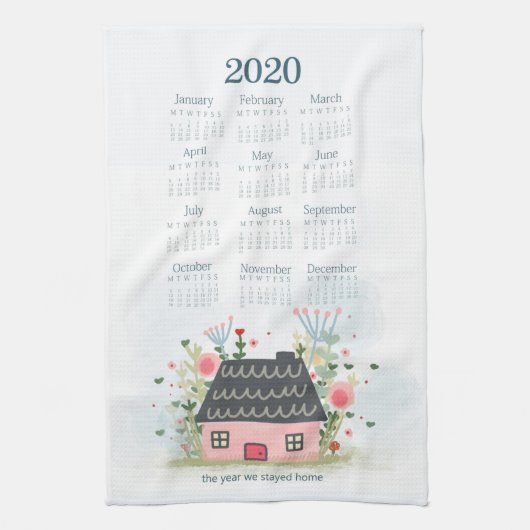 2020 Memorabilia Kitchen Tea Towel Agenda Theedoek (Verticaal)