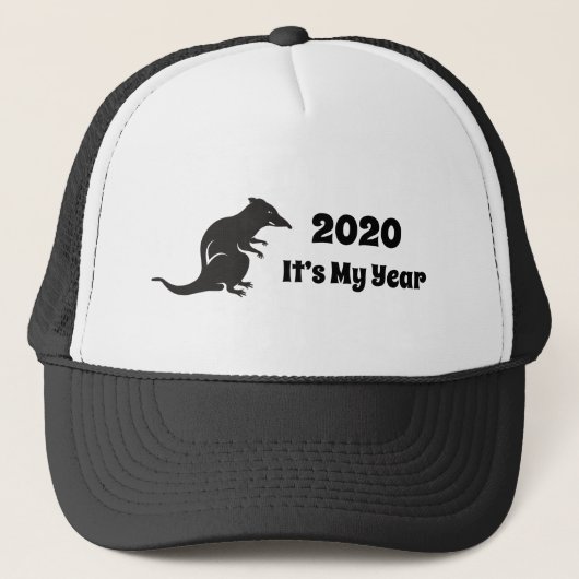 2020 Mijn Rat Jaar Trucker Pet (Voorkant)