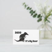 2020 Mijn Rat Jaar Visitekaartje (Staand voorkant)