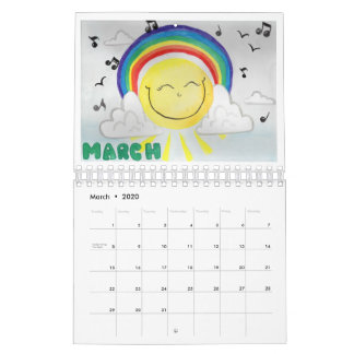 2020 MJ.Creëer Calender Kalender