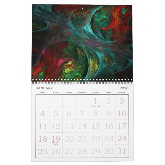 2020 Moderne Abstracte kunst Kalender (Jan 2026)