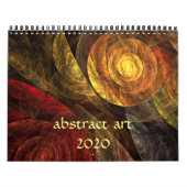 2020 Moderne Abstracte kunst Kalender (Hoes)