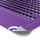 2020-moonkalender - Paars Poster (Hoek)