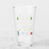 2020 Naar beneden in de geschiedenis | Toiletpapie Glas (Achterkant)