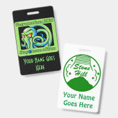 2020 Necro bij Thuis / Stone Hill op Terug Badge (Voor- en achterkant)