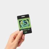 2020 Necro thuis / Necro Glyph op achterkant Badge (Handheld)