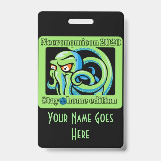 2020 Necro thuis / Necro Glyph op achterkant Badge (Voorzijde)